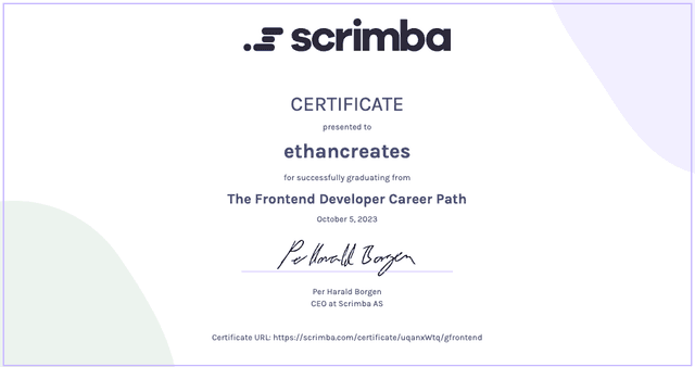 Scrimba's Frontend Developer Career Path